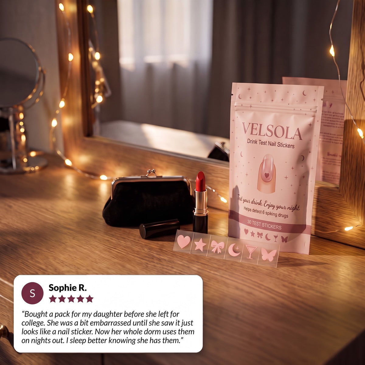 Review from Sophie R., 5 stars