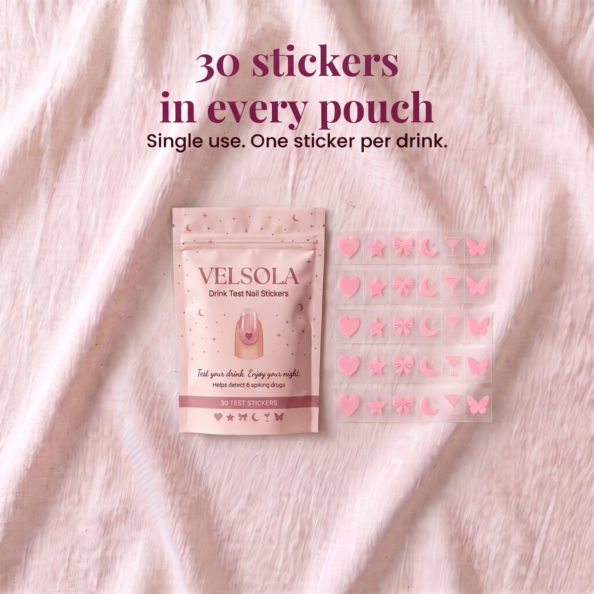 30 stickers in every pouch