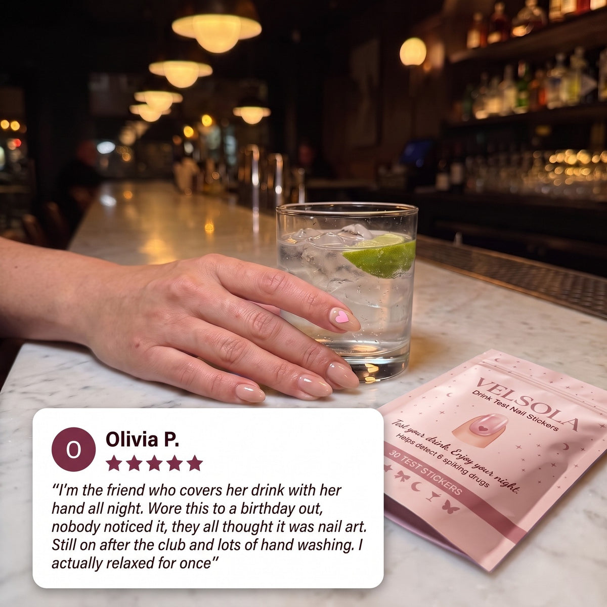 Review from Olivia P., 5 stars